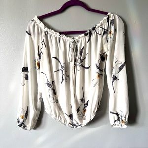 Charlotte Russe long sleeve blouse size M medium